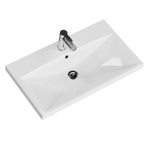 Waschtisch-Farbe: Weiß Glanz