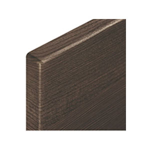 Dekorkante: MDF mit Folie tiefgezogen