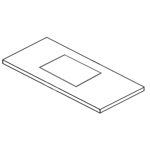 Ausschnitt Waschtischplatte: für Málaga