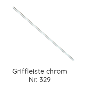 Griffvariante: Griffleiste chrom