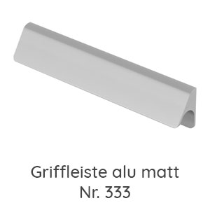 Griffvariante: Griffleiste alu matt