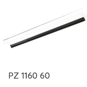 Aufsatzleuchte: LED-Aufsatzleuchte schwarz matt - 634 mm