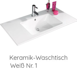 Waschtisch-Typ: Keramik Doppelwaschtisch 122 cm Breite