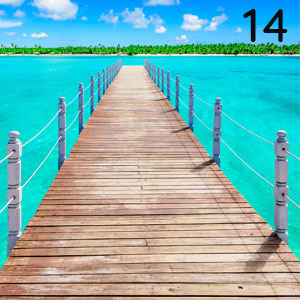 Motiv: Karibischer Wassersteg