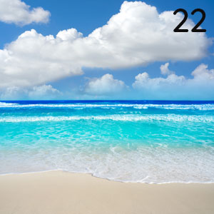 Motiv: Karibischer Strand