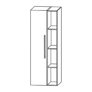 Türanschlag: Links - Regal Rechts