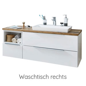 Ausführung Waschtisch: Waschtisch rechts