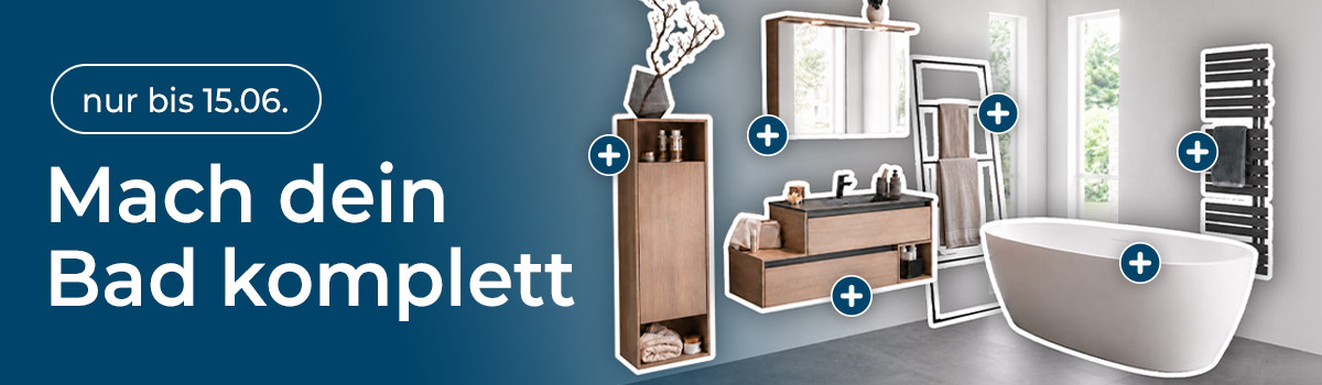 Mach dein Bad komplett – bis zu 500 € geschenkt