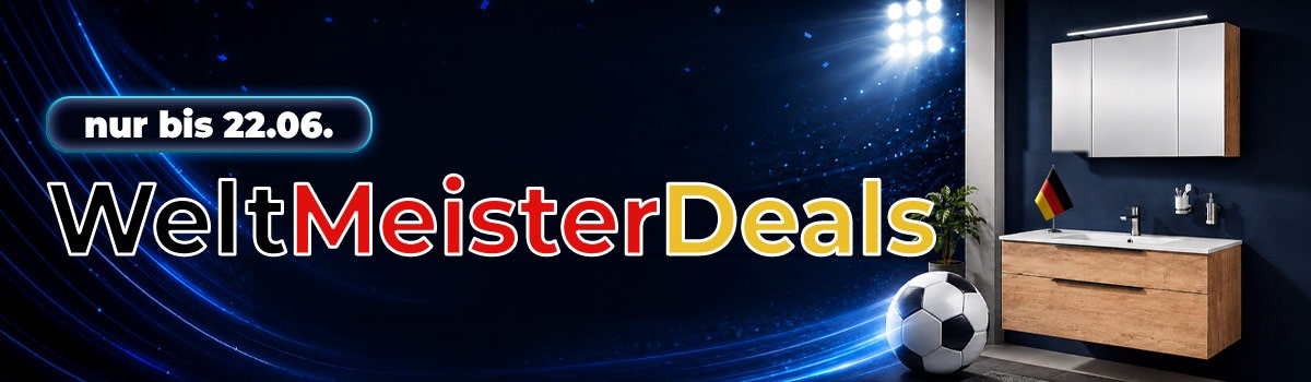 Weltmeister-Deals bei badshop.de – bis zu 200 € geschenkt