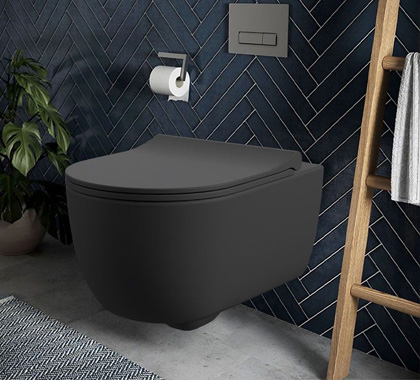 Nordholm Maresol WC-Set schwarz