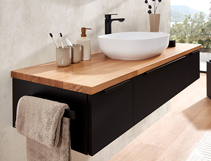 Pelipal PCON Aufsatz Waschtisch mit Unterschrank Pelipal PCON Aufsatz Waschtisch mit Unterschrank